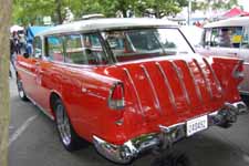 1955 Chevy Bel Air Nomad Wagon Painted White Over Red